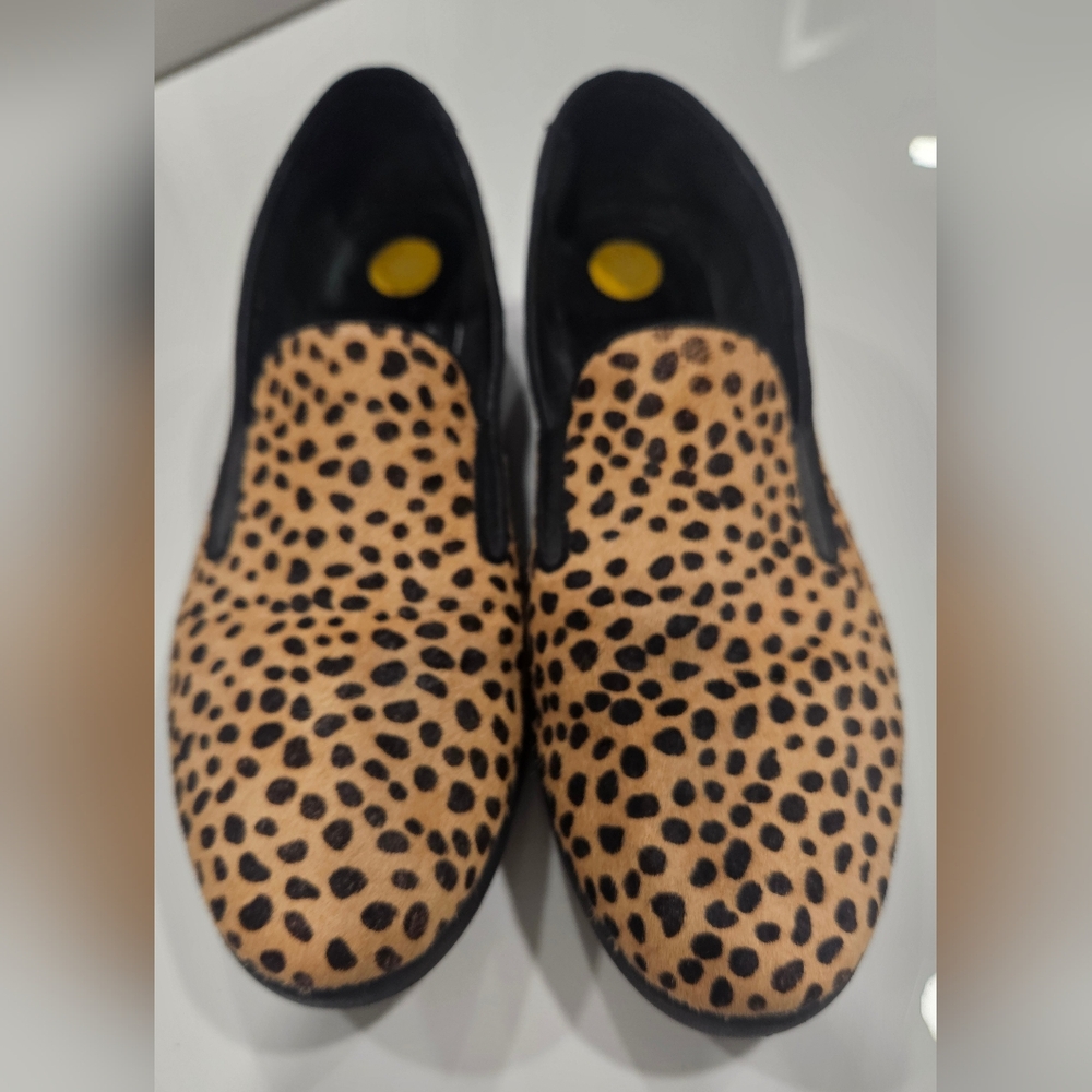 Ladies Fitflop Leopard Print Loafers 42 EU